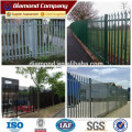 High quality low prices powder coated palisade fencing/steel galvanized palisade fencing